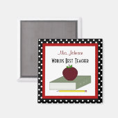 Gepersonaliseerde leraar magneet (Voorkant / Achterkant)