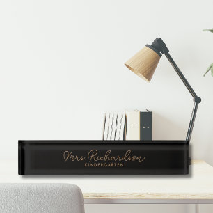 Gepersonaliseerde leraar naam Grade minimalistisch Naambordje