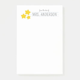 Gepersonaliseerde leraar Notitieblok Waardering Gi Post-it® Notes