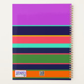 Gepersonaliseerde leraar positieve vibes Fun Flowe Planner (Achterkant)