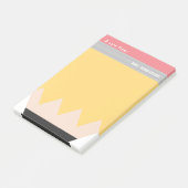 Gepersonaliseerde Leraar Waardering Potlood Stijl  Post-it® Notes (Schuin)