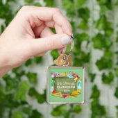 Gepersonaliseerde leraren school sleutelhanger (Hand)