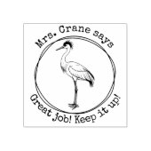 Gepersonaliseerde lerarenkraan Great Work Classroo Rubberstempel (Afrduk)