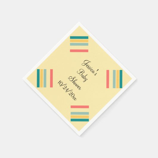 Gepersonaliseerde Let's Get Beachy Servet (Hoek)