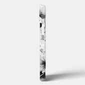 Gepersonaliseerde letter S Elegante Bloemen Waterv Case-Mate iPhone Case (Achterkant / Links)