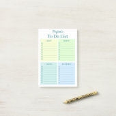 Gepersonaliseerde leuk om te doen lijst Post-it No Post-it® Notes (Op bureau)