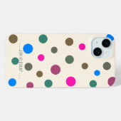 Gepersonaliseerde leuke en elegante kleurrijke cir Case-Mate iPhone case (Achterkant (horizontaal))