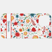 Gepersonaliseerde leuke inspirativiteit bloemenpat Case-Mate iPhone case (Achterkant (horizontaal))