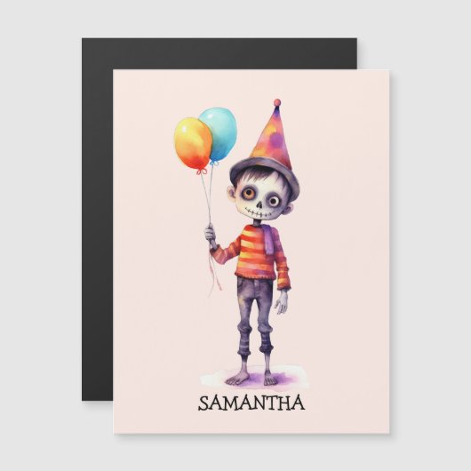 Gepersonaliseerde leuke Kind Zombie Halloween (Voorkant / Achterkant)