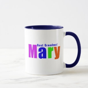 Gepersonaliseerde Leuke Kleurrijke "Mary" Naam, Do Mok