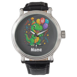 Gepersonaliseerde Leuke Verjaardag Dino Kinder Horloge