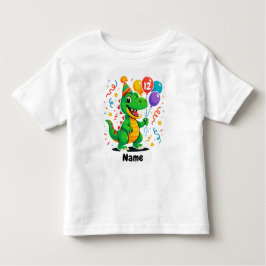 Gepersonaliseerde Leuke Verjaardag Dino Kinder Kinder Shirts