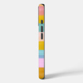 Gepersonaliseerde levendige pastel gestreepte pens Case-Mate iPhone case (Achterkant / Links)