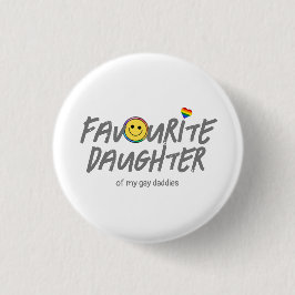 Gepersonaliseerde LGBTQ Favoriete Bondgenoot Ronde Button 3,2 Cm