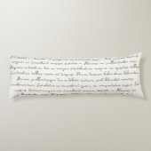 Gepersonaliseerde liedtekst gedicht op maat lichaamskussen (Achterkant)