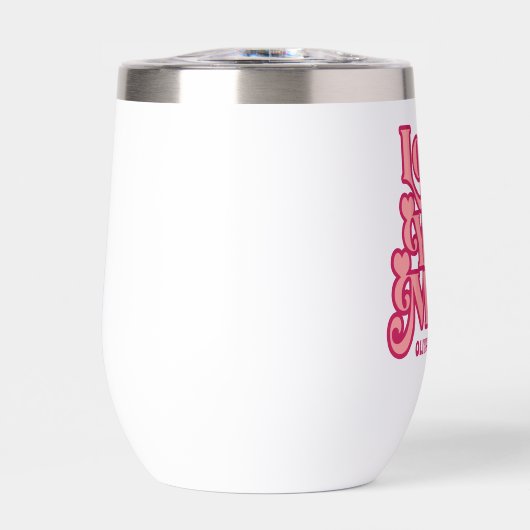 Gepersonaliseerde liefde je mam aangepaste naam Mo (Voorkant)