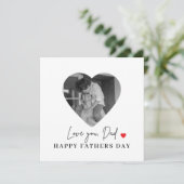 Gepersonaliseerde liefde je vader foto | vaderdag (Staand voorkant)