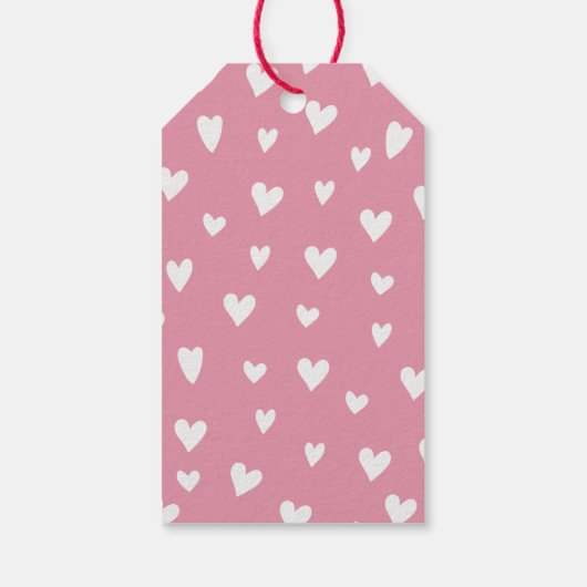 Gepersonaliseerde Liefde kleurrijke letters VALENT Cadeaulabel (Achterkant)