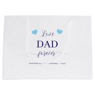 Gepersonaliseerde Liefde Papa Voor Altijd Groot Cadeauzakje