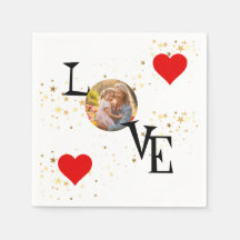 Gepersonaliseerde liefde servet met mama en mij Af