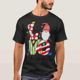 Gepersonaliseerde liefde Snoep Gnome Chr T-shirt
