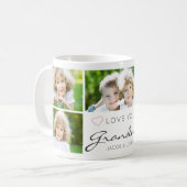 Gepersonaliseerde LIEFDE U OMA Handgeschreven 5 Fo Koffiemok (Voorkant links)