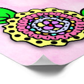 Gepersonaliseerde liefhebber, zegelbaar en aangepa poster (Hoek)