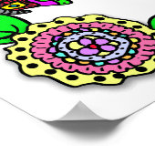 Gepersonaliseerde liefhebber, zegelbaar en aangepa poster (Hoek)