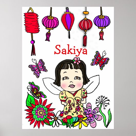 Gepersonaliseerde liefhebber, zegelbaar en aangepa poster (Voorkant)