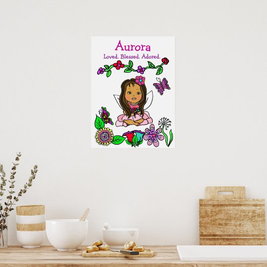 Gepersonaliseerde liefhebber, zegelbaar en aangepa poster (Keuken)