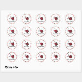 Gepersonaliseerde lieveheersbeestje Sticker (Vel)