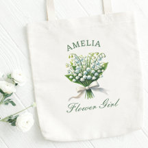 Gepersonaliseerde Lily of the Valley Bow Bloemenme