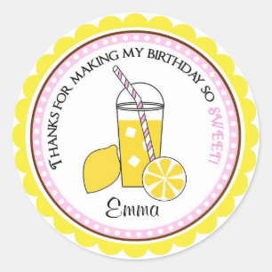 Gepersonaliseerde limonade Stickers