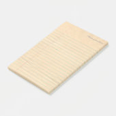 Gepersonaliseerde Lined School Notitieboek Papier  Post-it® Notes (Schuin)