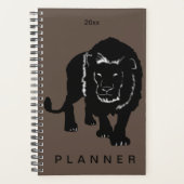 Gepersonaliseerde Lion Planner Aangepaste kleur en (Voorkant)