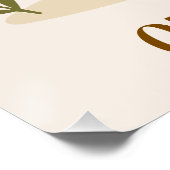 Gepersonaliseerde Lion Poster voor kinderen Perfect Poster (Hoek)