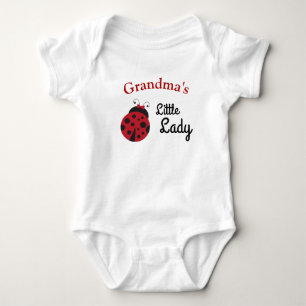 Gepersonaliseerde Little Lady Ladybug Baby Bodysui Romper