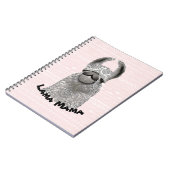 Gepersonaliseerde Llama Mama Notitieboek (Linkerzijde)