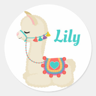 Gepersonaliseerde Llama Stickers