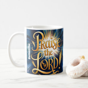 Gepersonaliseerde lofprijzing de Here Christelijk Koffiemok