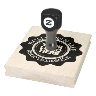 Gepersonaliseerde Logo Aangepaste Rubber Stamp Rubberstempel