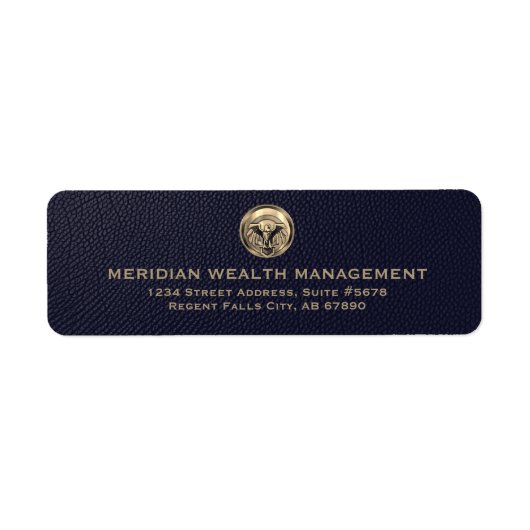 Gepersonaliseerde Logo Adresetiketten Etiket (Voorkant)