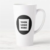 Gepersonaliseerde Logo Business Company Script Bee Latte Mok (Rechts)