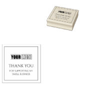 Gepersonaliseerde Logo Dank u Rubberstempel (Gestempeld)