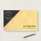 Gepersonaliseerde Logo - de Nota's van de Post-it  Post-it® Notes (Op bureau)