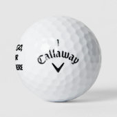 ⛳ Gepersonaliseerde Logo golfballen - Kerst Golfer (Logo)