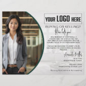 Gepersonaliseerde Logo makelaar makelaar makelaar Flyer (Voorkant)