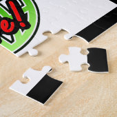 Gepersonaliseerde Logo of foto geschenk puzzel Legpuzzel (Zijkant)