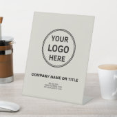 Gepersonaliseerde Logo Promotional Business Reclamebord Met Voetstuk (Insitu)