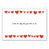 Gepersonaliseerde Love Flash Kaarten (Achterkant)